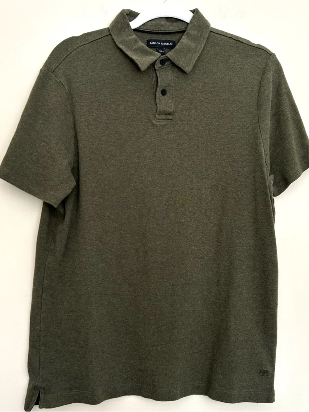 Banana Republic Men’s Olive Green Short Sleeve Polo Shirt